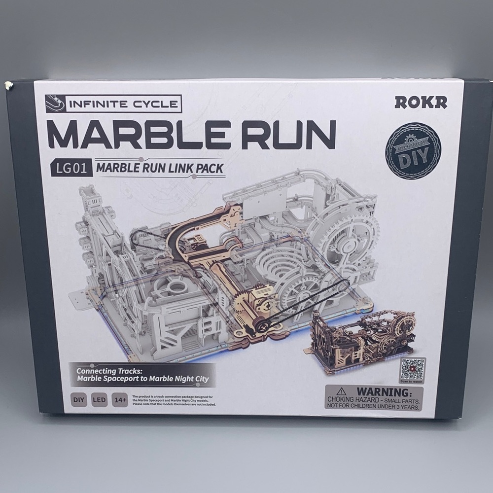 ROKR Marble Run Link Pack LG01 Infinite Cycle DIY LED 14+